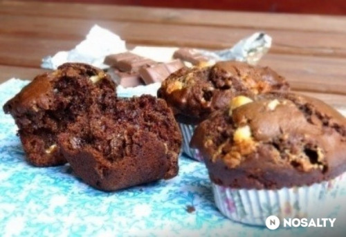 Triplán csokis muffin